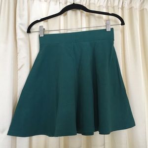High-waisted Mini Skater Skirt